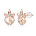 Unicorn Earrings Gifts for Girls - 925 Sterling Silver Stud Earrings