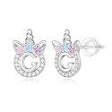 Unicorn Earrings Gifts for Girls - 925 Sterling Silver Stud Earrings