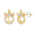 Unicorn Earrings Gifts for Girls - 925 Sterling Silver Stud Earrings