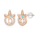 Unicorn Earrings Gifts for Girls - 925 Sterling Silver Stud Earrings