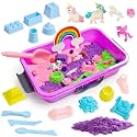 AGENTLAN Unicorn Sensory Bin,Sensory Sand Kit, Gift for Girls Ages 3-8