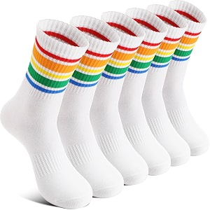 unicorn socks gifts for girls kids cute animal fun crew fashion funny novelty soft cotton socks 6 pairs