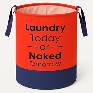laundry bag 45 l durable and collapsible laundry storage bag with handles clothes amp toys storage foldable laundry bag for clothes pack of 1 pc red-blue