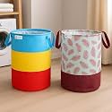 Laundry Bag 45 L Durable and Collapsible Laundry storage Bag with Handles Clothes &amp; Toys Storage Foldable Laundry Bag for Dirty Clothes Combo Pack of 2 Pc