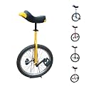 Unicycle for Adults Adjustable Seat with Unicycle Stand for Fun Fitness Exercises Balance Training Circus Performances