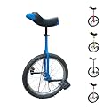 Unicycle for Adults Adjustable Seat with Unicycle Stand for Fun Fitness Exercises Balance Training Circus Performances