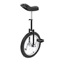 Unicycle Solid Color Unicycle with Steel Frame&amp; Anti-Slip Leakproof Tire&amp; Adjustable Height Curved PU Seat Exercise Bicycle for Beginner Outdoor Sports Entertainment Exercises
