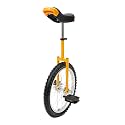 Unicycle Solid Color Unicycle with Steel Frame&amp; Anti-Slip Leakproof Tire&amp; Adjustable Height Curved PU Seat Exercise Bicycle for Beginner Outdoor Sports Entertainment Exercises