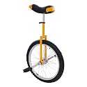 Unicycle Solid Color Unicycle with Steel Frame&amp; Anti-Slip Leakproof Tire&amp; Adjustable Height Curved PU Seat Exercise Bicycle for Beginner Outdoor Sports Entertainment Exercises