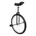 Unicycle Solid Color Unicycle with Steel Frame&amp; Anti-Slip Leakproof Tire&amp; Adjustable Height Curved PU Seat Exercise Bicycle for Beginner Outdoor Sports Entertainment Exercises
