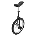 Unicycle Solid Color Unicycle with Steel Frame&amp; Anti-Slip Leakproof Tire&amp; Adjustable Height Curved PU Seat Exercise Bicycle for Beginner Outdoor Sports Entertainment Exercises