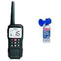 Uniden Atlantis 155 Handheld Marine Radio + SeaSense Large Air Horn