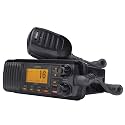 Uniden UM385BK 25 Watt Fixed Mount Marine VHF Radio, Waterproof, NOAA Weather Alert, All USA/Intl/Canadian Marine Channels| (Pack of 4)