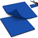 UNIFAMILY 2pack Heat Press Mat 15x15IN, Silicone Heat Press Pad, Blue Washable Double-Sided Heat Mat for Heating Press for Vinyl HTV Transfer, T-Shirt Iron, Heat Press Mats