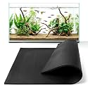 UNIFAMILY Aquarium Leveling Mat 6 Gallon, Fish Tank Mat for Shock Absorbing 15.7 X13 in, Waterproof Aquarium Mats for Under Tank,Heavy Weight Support Fish Tank Compressible Neoprene Mat