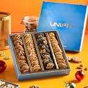 Unifit Assorted Nutri Cookies Gift Pack | Premium Healthy Cookies | No Maida, No Preservatives | High Fiber &amp; Protein | Gluten-Free| 4 Gourmet Flavors | 400g (100g x 4)