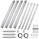 Uniflasy Grill Replacement Parts for CharBroil Performance 4-Burner 463365021 463365724 463351021 463352521 463331221 463448021 Stainless Steel Grill Burner Heat Plate Shield Crossover Tube Igniter