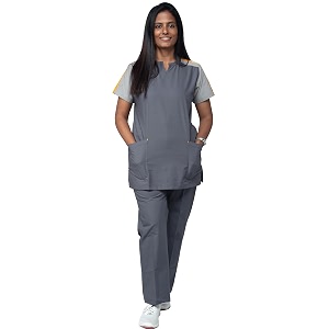 uniform craft female scrub suit designer dsdx04 - ideal for doctors dentists and healthcare professionals