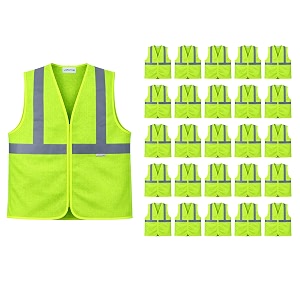 uniformer safety jacket for men and women  reflective high visibility  ideal unisex safety jacket for construction amp road safety  used in airport construction traffic