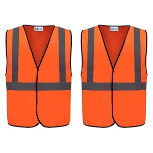 uniformer safety jacket for men and women  reflective high visibility  ideal unisex safety jacket for construction amp road safety  used in airport construction traffic