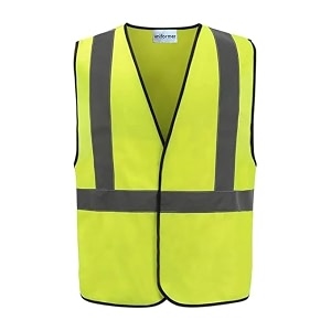 uniformer safety jacket for men and women  reflective high visibility  ideal unisex safety jacket for construction amp road safety  used in airport construction traffic