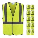 uniformer Safety Jacket for Men and Women | Reflective High Visibility | Ideal Unisex Safety Jacket for Construction &amp; Road Safety | Used in Airport, Construction, Traffic
