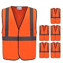 uniformer Safety Jacket for Men and Women | Reflective High Visibility | Ideal Unisex Safety Jacket for Construction &amp; Road Safety | Used in Airport, Construction, Traffic
