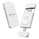 UNIGEN UNIPORT Magnetic Portable Watch Charger | USB-C & USB-A [OTG] Support | Compatible with Apple Watch Series 9 to 1 & SE | White