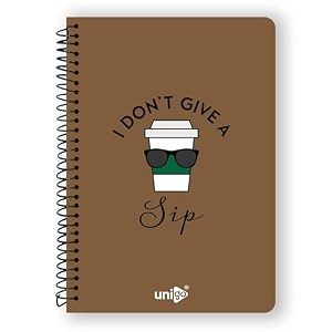 unigo a4 spiral notebook unruledplain bright amp smooth paper 297 x 21 cm 100 pages uni-16