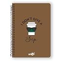 Unigo A4 Spiral Notebook, Unruled/Plain, Bright &amp; Smooth Paper, 29.7 x 21 cm, (100 Pages, Uni-16)