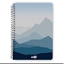 Unigo A4 Spiral Notebook (Uni-12) | 100 Ruled Pages | Ultra-Bright &amp; Smooth Paper | Slim Spiral Bound Book for College &amp; Office Notes | 21 x 29.7 cm