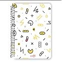 Unigo A4 Spiral Notebook, Unruled/Plain, Bright &amp; Smooth Paper, 29.7 x 21 cm, (100 Pages, Uni-08)