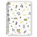 Unigo A4 Size Spiral Notebook, Unruled/Plain, Bright &amp; Smooth Paper, 29.7 x 21 cm, (200 Pages, Uni-08)