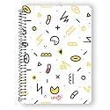 Unigo A4 Size Spiral Notebook, Single Line Ruled, Bright &amp; Smooth Paper, 29.7 x 21 cm, (300 Pages, Uni-08)