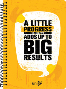 unigo notebook a4 notebook single line - ruled 200 pages