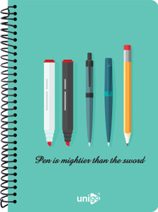 unigo notebook a4 notebook single line - ruled 200 pages
