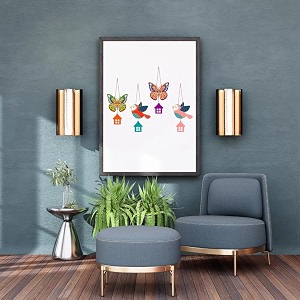 unihouse wall art mdf wooden hanging for living room  bedroom  home decor  office  gift  quotes items house decoration decorative hanging items for gifting wall decor design-23 wh27