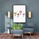 UniHouse Wall Art MDF Wooden Hanging for Living Room | Bedroom | Home Decor | Office | Gift | Quotes Items House Decoration, Decorative Hanging Items for Gifting Wall Decor (Design-23) WH27