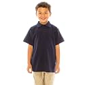 unik Boy's Premium Quality Pique Polo Uniform Shirt Short Sleeve White Sky Blue Navy Hunter Green Burgundy Black Red