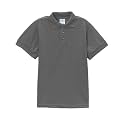 unik Boy's Premium Quality Pique Polo Uniform Shirt Short Sleeve White Sky Blue Navy Hunter Green Burgundy Black Red