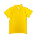 unik Boy's Premium Quality Pique Polo Uniform Shirt Short Sleeve White Sky Blue Navy Hunter Green Burgundy Black Red