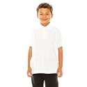unik Boy's Premium Quality Pique Polo Uniform Shirt Short Sleeve White Sky Blue Navy Hunter Green Burgundy Black Red
