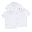 unik Girl's Uniform Polo Shirt Short Sleeve White Navy Sky Blue Red Green Pink