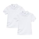 unik Girl's Uniform Polo Shirt Short Sleeve White Navy Sky Blue Red Green Pink