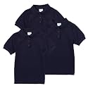 unik Girl's Uniform Polo Shirt Short Sleeve White Navy Sky Blue Red Green Pink
