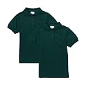 unik Girl's Uniform Polo Shirt Short Sleeve White Navy Sky Blue Red Green Pink