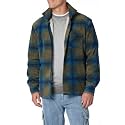 UNIONBAY Men's Woodsman Microfleece Lined Flannel Shirt Jacket