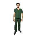 UNIQFORM Active Men's Scrub Suit | Set of Top &amp; Bottom | Half Sleeves | V Neck | Breathable Fabric | Comfortable | Durable | Uniform for Doctors, Nurses and Dentists
