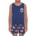 Unique Baby Boys American Boy 4th of July 2pc Tank Shorts Set