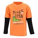 Unique Baby Boys Layered Long Sleeve Kids Toddler Graphic T Shirt